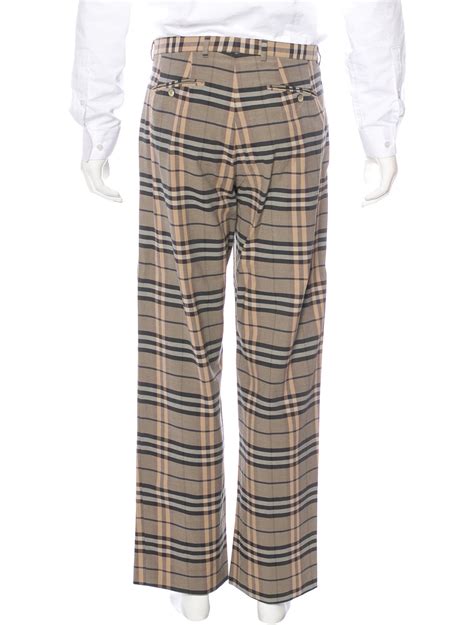 burberry london nova check linen pants|Burberry clothing website.